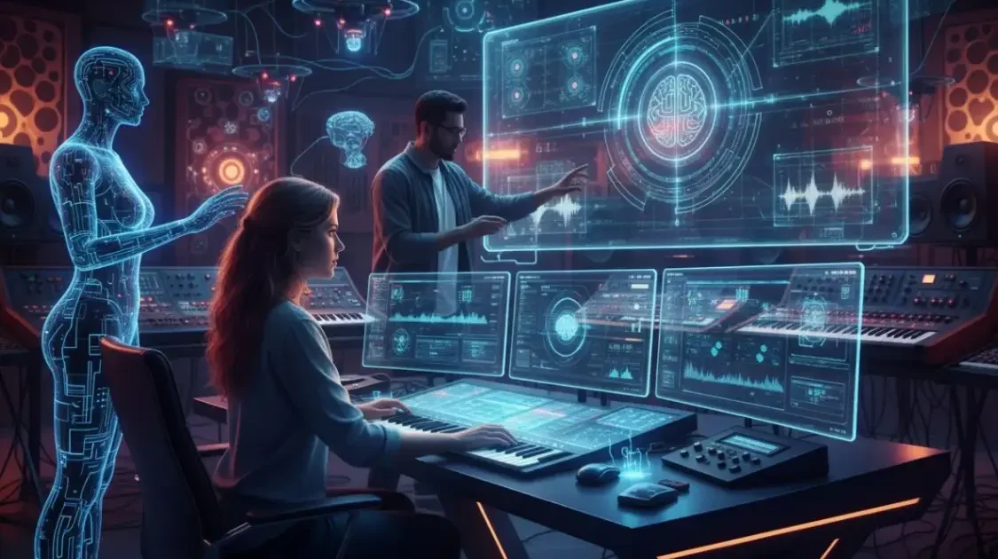 Как ИИ меняет работу композиторов и продюсеров в современной музыке