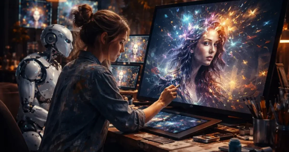 Как художники используют искусственный интеллект в современном искусстве